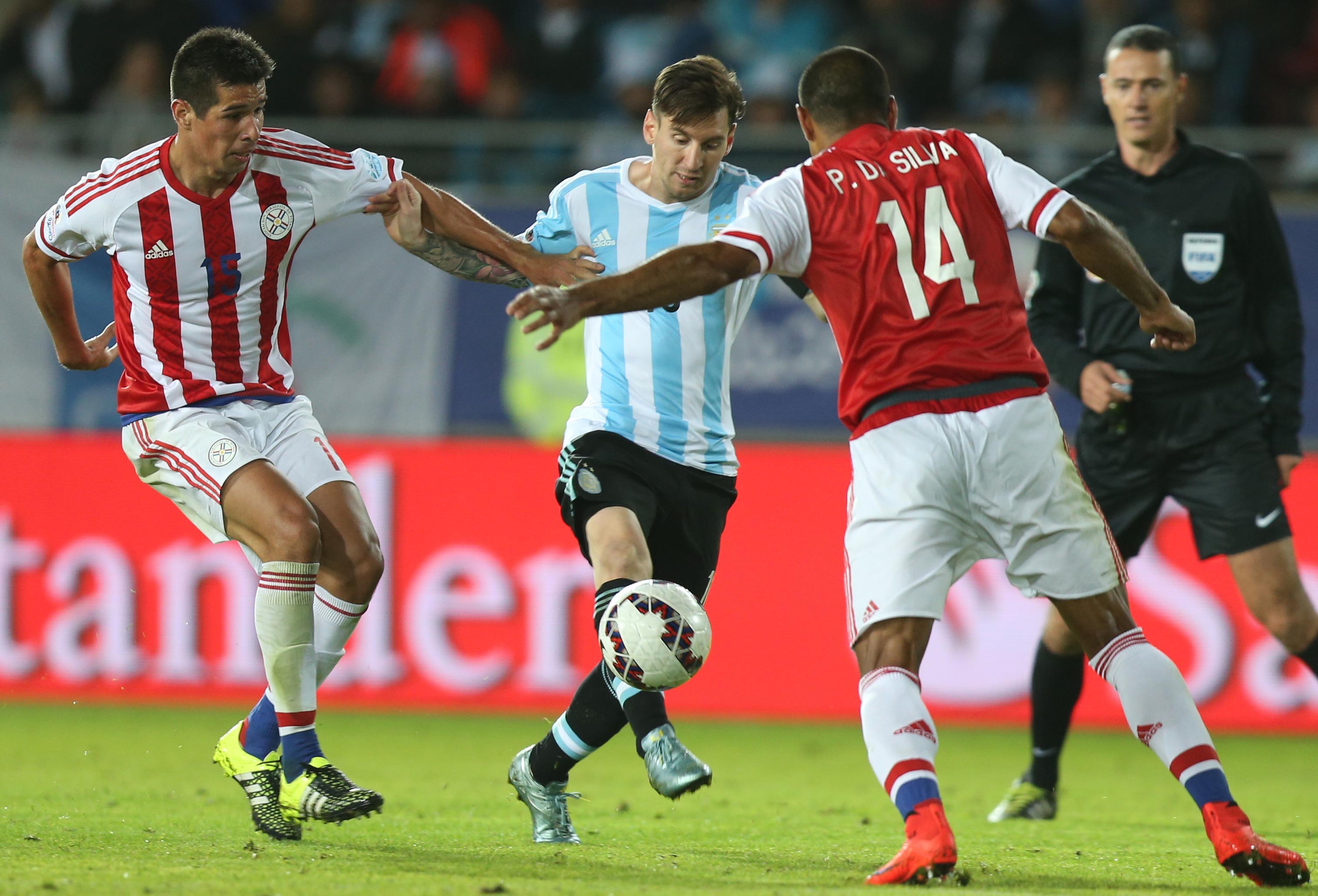 En la Copa de Chile 2015 Argentina eliminó a Paraguay en semifinales con un 6 a 1.