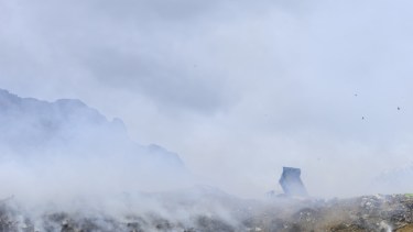 Los incendios son recurrentes en el basural. Foto: archivo