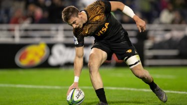 Cancelliere anotó el segundo y el último try. (Foto: @JaguaresARG)