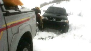 Ya hubo rescates en la nieve  en el lugar donde murieron los hombres extraviados