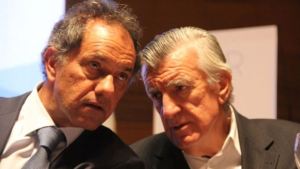 Según Gioja, «es un gesto importante que Scioli baje su candidatura»