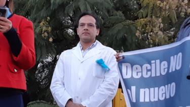 Rodríguez Lastra, durante un acto público mientras está de licencia. (Archivo)