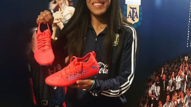 Miriam Mayorga, de Bariloche al Mundial de Fútbol Femenino. (Gentileza)
