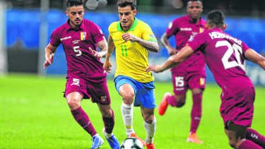 Coutinho es fundamental en el medio de Brasil.