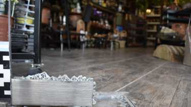 El hecho se produjo a las 3:20 de hoy. (Foto: Florencia Salto.-)