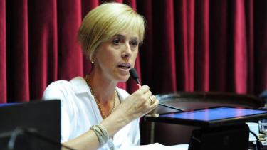 La senadora Silvina García Larraburu aspira a renovar su mandato. Foto: archivo