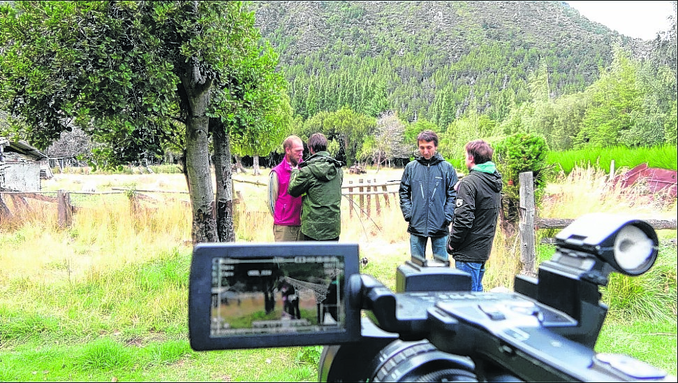 Hay producciones locales, nacionales e internacionales que se filman en Bariloche. Foto: gentileza