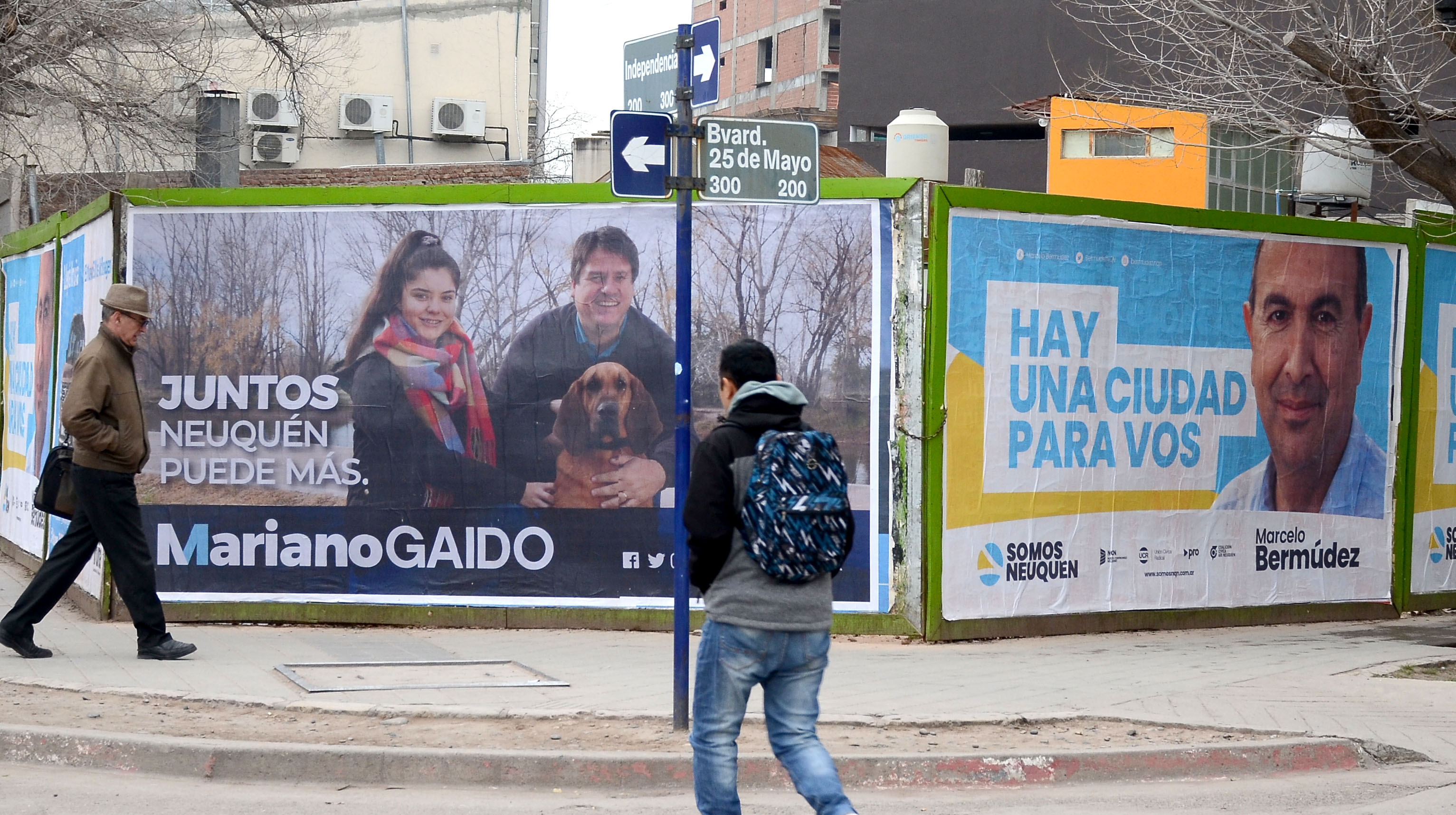 Los que ya lanzaron la campaña son los aspirantes del oficialismo municipal y provincial. Uno quiere retener y el otro recuperar. Foto: Mauro Pérez 