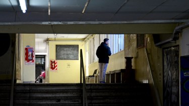 Además de las obras edilicias, también se suspendieron reparaciones menores. Foto: Mauro Pérez. 