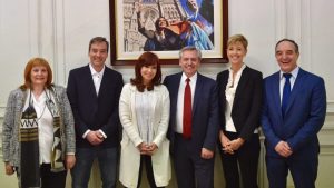 El Frente Todos rionegrino se sacó la foto con CFK y Alberto Fernández