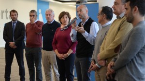 Dietrich inauguró una parte de la ampliación del aeropuerto de Bariloche