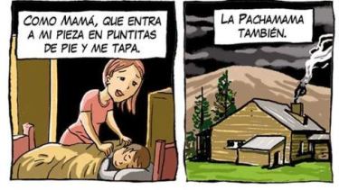 «En silencio», la tira de Chelo Candia en el Voy