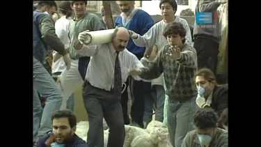 Ramón Chiocconi con 23 años, ayudó en las primeras horas del atentado a la AMIA.