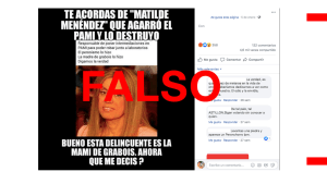 Es falso que Grabois es hijo de una ex funcionaria “que agarró el PAMI y lo destruyó”