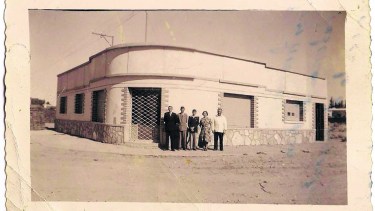 Alberto Fernández y familia, cofradía de ferroviarios