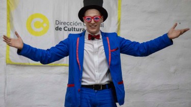 Feliz. El mago Joaquín Di Magic se considera un hombre feliz desde que descubrió su amor por la magia y las ilusiones.