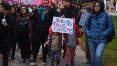 La ley neuquina admite la "asistencia protectora" en "toda instancia del proceso". Las mujeres aseguran que sistemáticamente se incumple. Foto Juan Thomes