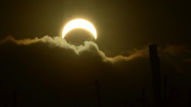 La duración del eclipse será de unas tres horas, pero el momento de totalidad está previsto para pasadas las 13.15 y durará entre 1 y 2 minutos. Foto Archivo: Marcelo Ochoa.