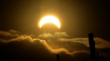 Imagen de Así se vio el eclipse solar en Viedma