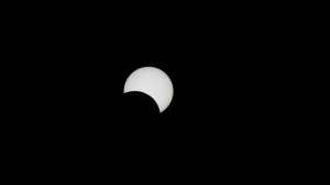 El eclipse solar desde el Observatorio de Cipolletti