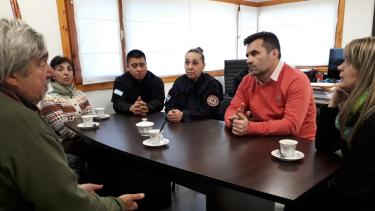 El legislador nacional estuvo de recorrida por el interior neuquino. 
