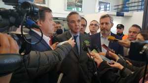 Elogios de Pichetto a Weretilneck en su llegada a Viedma