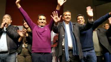 Acto de Cierre: Frente Neuquino- Unidad Ciudadana. Candidato a intendente Ramón Lecaro.