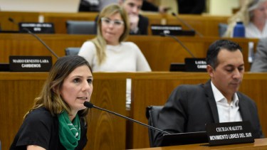 La concejal de Libres del Sur, Cecilia Maletti, en el centro de las versiones desde la semana pasada. (Foto Florencia Salto)