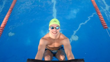 El nadador se prepara de cara a su segunda participación en un Juego Panamericano. (Foto: Florencia Salto)