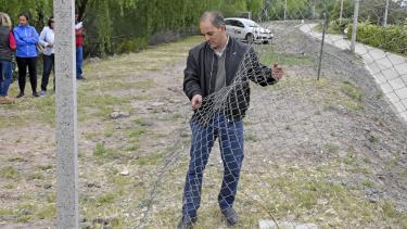 Francisco Baggio imputado por cortar cuatro veces el cerco perimetral. (Foto: Archivo.-)