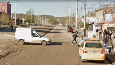 El hecho ocurrio en la esquina de Novella y Rodhe. (Foto: Captura Google Mas.-)