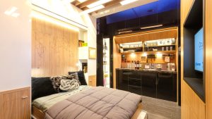 En 30 m2 un monoambiente cinco estrellas para un artista millennial