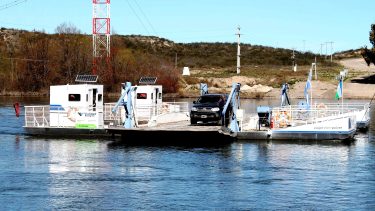 El sábado se interrumpirá el servicio de la balsa de Guardia Mitre