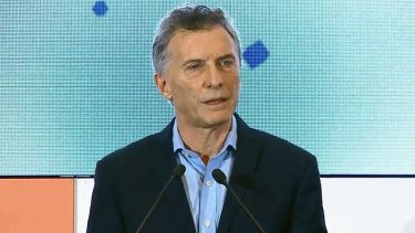 Para Macri, «es un momento de incertidumbre política»