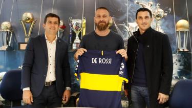 De Rossi ya entrenó, firmó su contrato y conoció la Bombonera