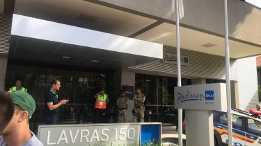 El hotel donde se queda Argentina en Belo Horizonte en el eje de la polémica.