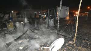 Un incendio destruyó una vivienda en el norte de Roca