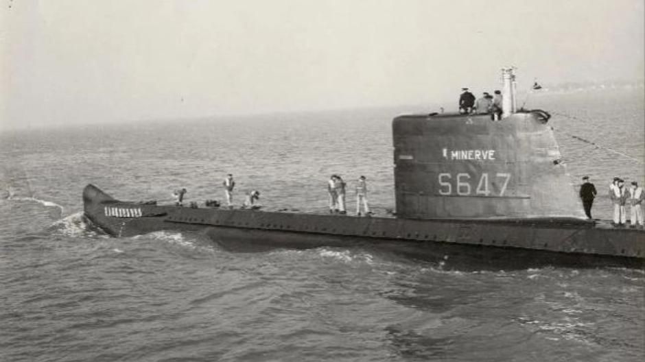 El submarino "La Minerve". 
Foto: Francetvinfo.fr