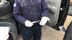 En Centenario allanaron una casa pequeña pero con caja fuerte y marihuana