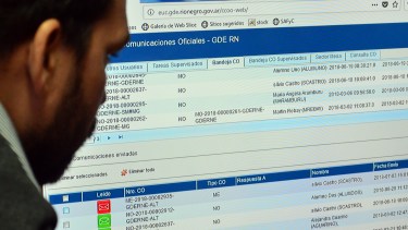 La provincia encara plan de modernizacion con expedientes digitales. Foto: Marcelo Ochoa