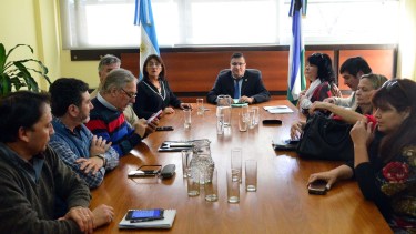 La paritaria se desarrolló en la capital rionegrina. Foto: Marcelo Ochoa.