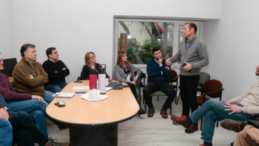 El gobernador se reunió con sectores de la comunidad.