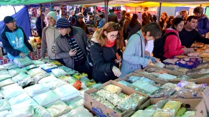 Frutos secos, la vedete de la  feria Central de Neuquén