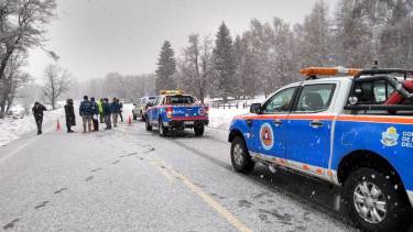 En la provincia de Neuquén se despliega el "Operativo Nieve" en la temporada invernal para reforzar la seguridad vial. (Gentileza).-