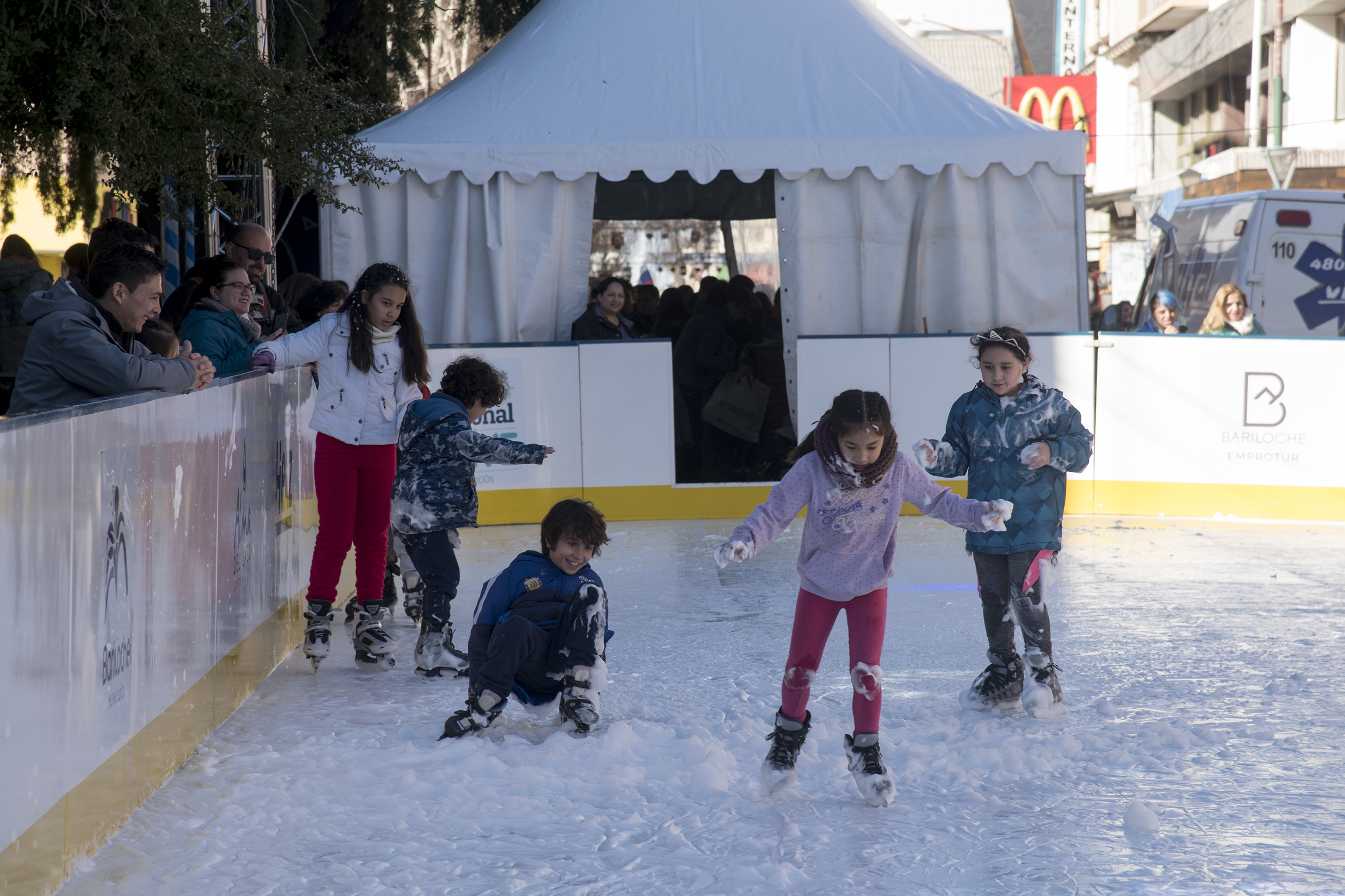 La pista de patinaje, para chicos de 5 a 12 años. Foto: Marcelo Martinez