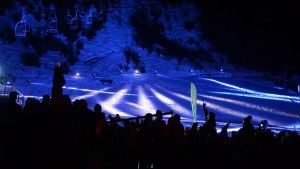 Un cerro iluminado para celebrar