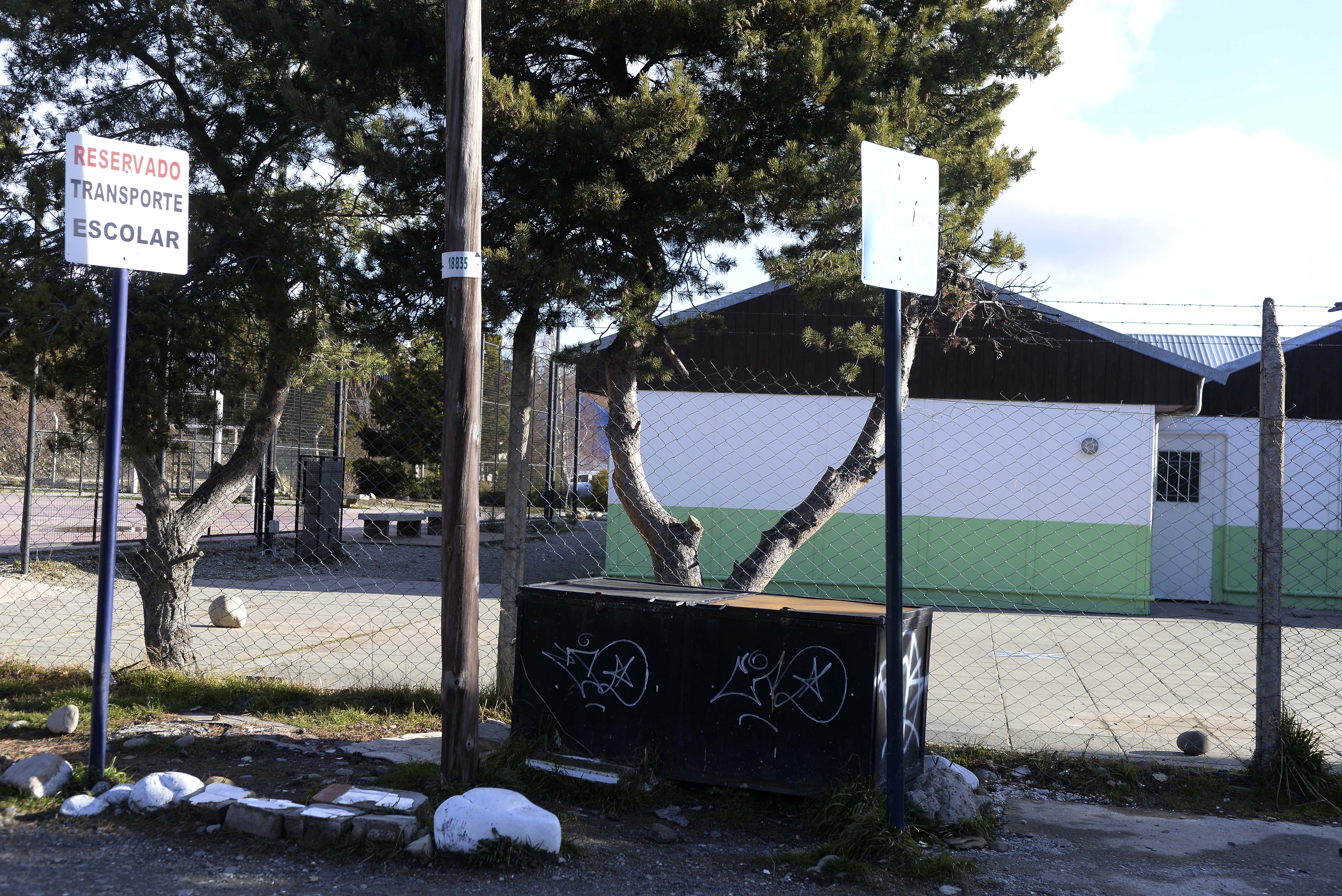 La escuela 71 de Bariloche, a la que concurre María de Luján Foto: Alfredo Leiva