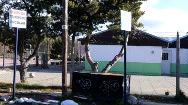 La escuela 71 de Bariloche, a la que concurre María de Luján Foto: Alfredo Leiva