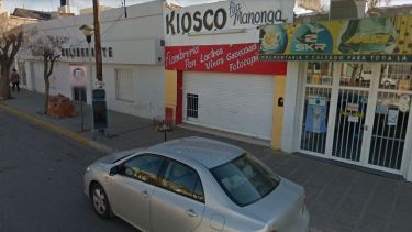 El kiosco que fue blanco de un robo se ubica al lado del Concejo Deliberante. (Captura).-