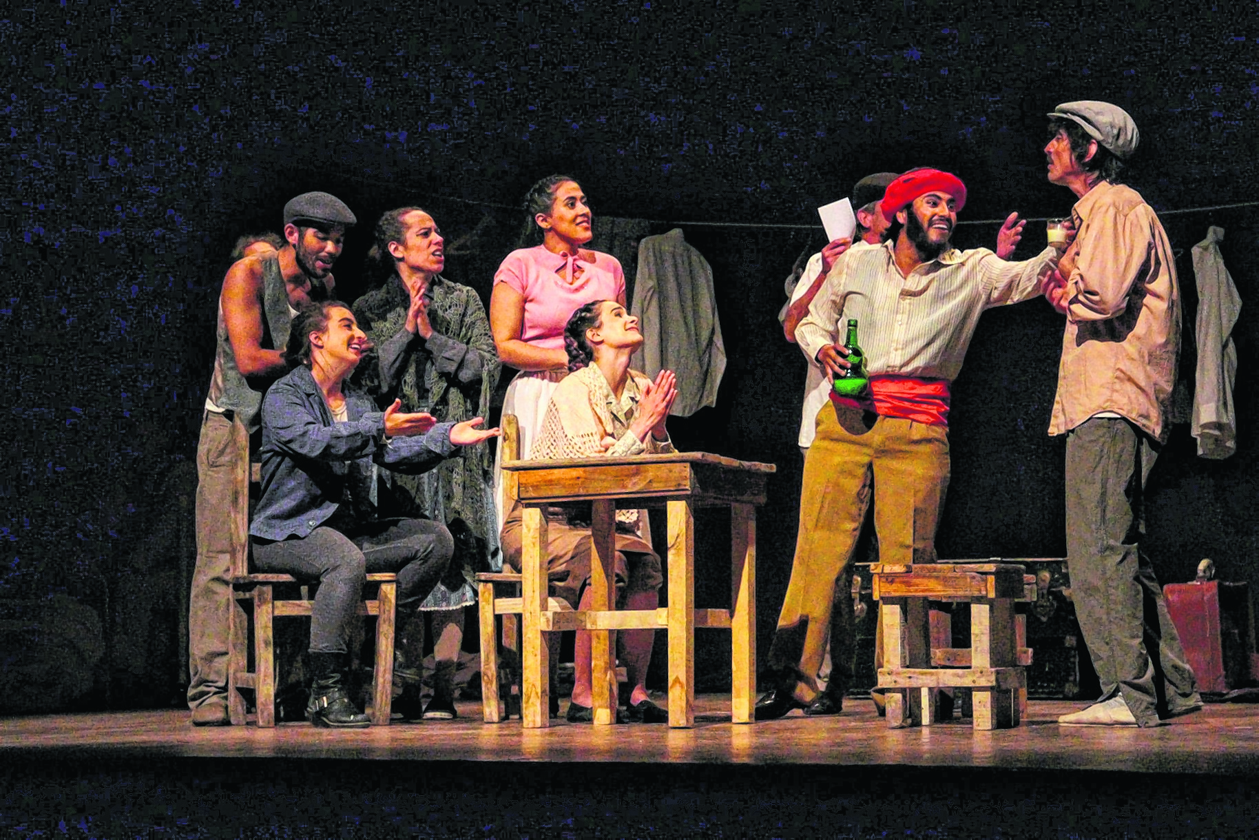 Teatro sobre teatro. La puesta que hoy se repone en Roca es un homenaje a los teatros patagónicos y a Juan Raúl Rithner. 